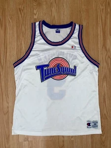 Camiseta deportiva vintage 1996 Sylvester Space Jam Tune Squad Champion 48 Jordan Bugs Taz - Imagen 1 de 4