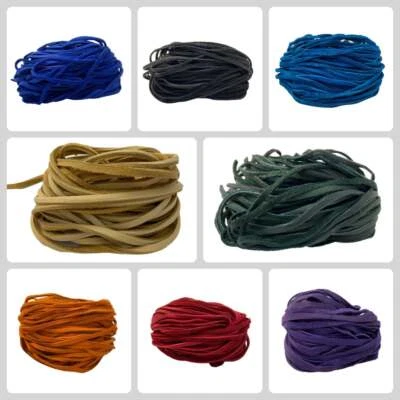 Paquete de encaje de cuero de ciervo - 10 cordones - 1/8" x 6 pies Foto 1 de 4