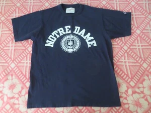 Vintage Champion Field House Notre Dame Tshirt Herren Gr. M NCAA Blau - Bild 1 von 8