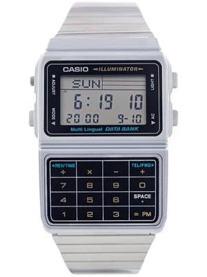 Casio DATA BANK DBC-611-1D Calculadora Reloj Retro Vintage Telememo NUEVO - Imagen 1 de 4