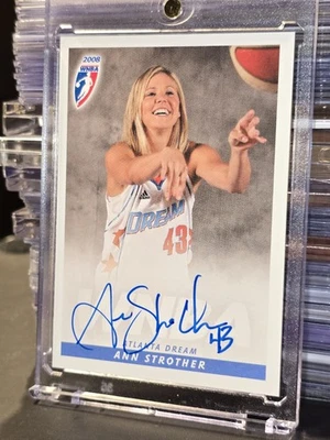 2008 Rittenhouse WNBA Ann Strother limited edition Auto Autograph Atlanta Dream - Image 1 of 3