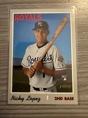 2019 Topps Heritage High Number - Nicholas Lopez #542 (RC) - Image 1 of 2
