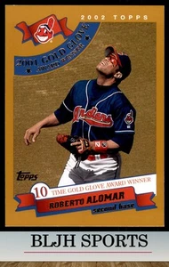 2002 Topps #699 Roberto Alomar Cleveland Indians GG (1A5) - Picture 1 of 2