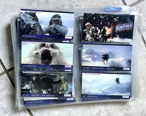 Star Wars The Empire Strikes Back Topps Widevision 144 Card Set Ultra Pro Pages - Picture 1 of 5
