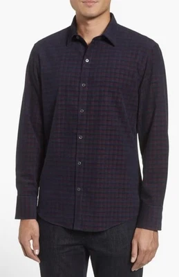 Zachary Prell Byas Check Corduroy Sport Shirt – Size XL - Image 1 of 4