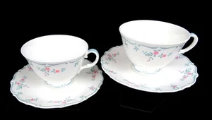 ROYAL DOULTON ENGLAND 2 CHATELAINE 2 1/2" CUP & SAUCER SETS 1964-1969 - Picture 1 of 10