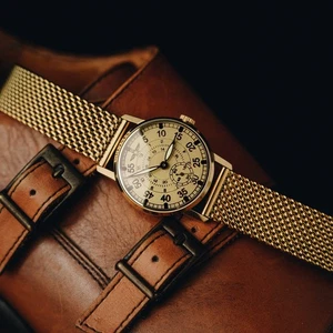 3IM Military Aviation (Pilot) Unisex wrist watch. Vintage Dial. | 34mm Case - Picture 1 of 6