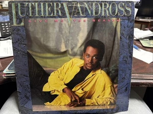 Luther Vandross Give Me the Reason LP 1986 EPIC 40415 INNER & LYRIC SHEET R&B - Picture 1 of 2