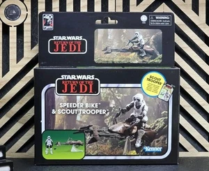 STAR WARS Speeder Bike & Scout ROTJ 40th The Vintage Collection MIB 2023 - Picture 1 of 7