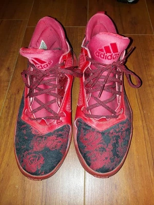 Adidas Hombres D Lillard 2 Zapatos de Baloncesto Rojo Negro F37125 Floral Medio Top 10.5  Foto 1 de 4