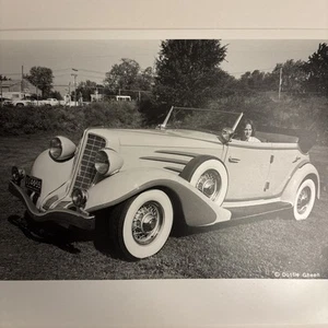 1935 Auburn 851 Boattail Speedster Convertible 8x10 Dottie Gheen Photo - Picture 1 of 3