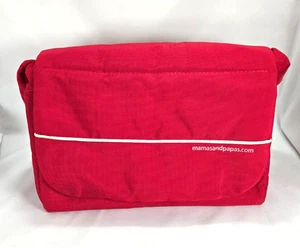 Bolso Cambiador Rojo Mamas & Papas Usado Bebé Pañal Essentials Viaje Bolso de Hombro - Imagen 1 de 6
