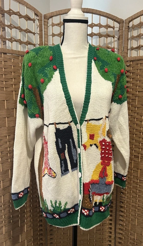 Suéter vintage hecho a mano marisa christina Foto 1 de 4