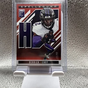 2025 DONRUSS ELITE NFL DERRICK HENRY RED SPELLBOUND “H” /99 BALTIMORE RAVENS - Picture 1 of 3