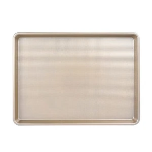 Nonstick Large Baking Cookie Sheet, Heavy Duty Carbon Steel Baking Pan for Ov... - Picture 1 of 6