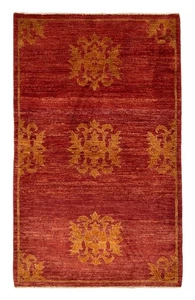 Traditional Hand Knotted Oriental Area Rug 3'1" x 5'1" Wool Carpet - Picture 1 of 9