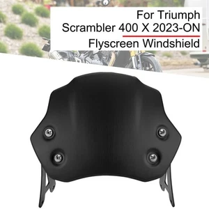 For Triumph Scrambler 400 X Front Windshield Fairing Windscreen Flyscreen 2023+ - Picture 1 of 13