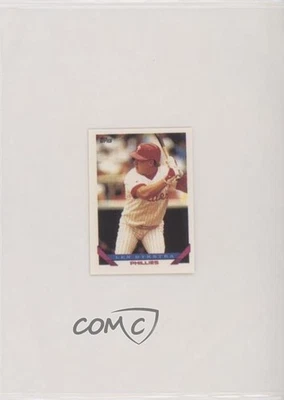 1993 Topps Factory Set Micro Lenny Dykstra #740 - Image 1 of 2