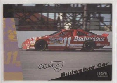 1995 Hi-Tech Brickyard 400 Gold Foil Budweiser Car #63 - Image 1 of 2