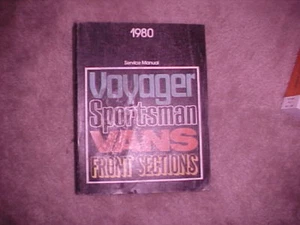 1980 Dodge Voyager Sportsman Factory Service Manual - Foto 1 di 1