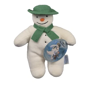 9” EDEN The Snowman Green Hat Scarf Plush Raymond Briggs With Tags 1992 - Picture 1 of 9