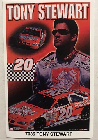Tony Stewart Original NASCAR STARLINE Mini Poster approx. 3x5 Inches 7035 Cover