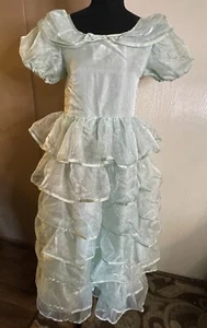 Wishcraft Girls Green Tiered Ruffled Dress 14 Ballgown - Picture 1 of 9