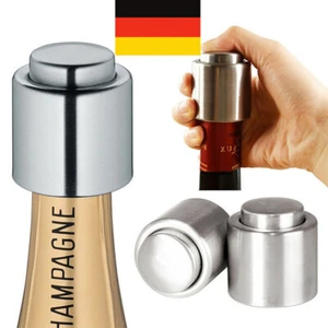 Edelstahl Flaschenverschluss Sektflaschenverschluss Rotwein Vakuumversiegelter ! - Bild 1 von 11
