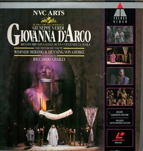 Verdi: Giovanna D'Arco: Teatro Comunale di Bologna: Bruson : Laserdisc - Picture 1 of 2