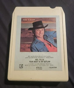 Mel Tillis Your Body Is An Outlaw 8 Track Tape Cartridge - Bild 1 von 8