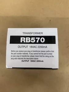 Linear Pro GTO Gate Opener Transformer RB570 18VAC 2200mAGT - Picture 1 of 3