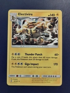 Pokemon ELECTIVIRE 43/147 Kostenloser Versand Pack Fresh Battle Academy - Bild 1 von 1