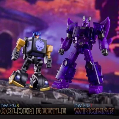 In Stock Cyclonus+Goldbug Image Dr. WU DW-E35T+E34B Action Figure Robot Toys！ - Image 1 of 4