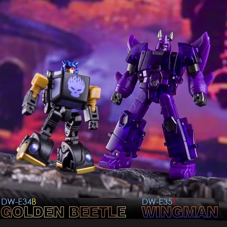 In Stock Cyclonus+Goldbug Image Dr. WU DW-E35T+E34B Action Figure Robot Toys！ - Image 1 of 4