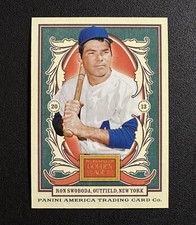 2013 Panini Golden Age #79 RON SWOBODA, OUTFIELD, NEW YORK card in Toploader