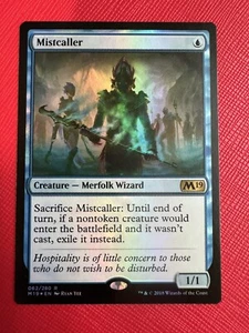 MTG - Mistcaller FOIL x1 - M19 - Picture 1 of 2