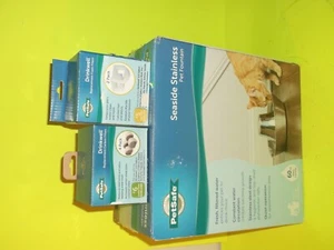PETSAFE SEASIDE EDELSTAHL HAUSTIERBRUNNEN MIT NEUEN 2 PACK FILTERN 4 NEUE KOHLEFILTER - Bild 1 von 1