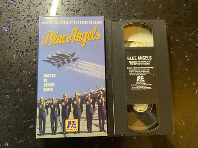 Blue Angels (VHS, 1994) Hosted by Dennis Quaid...used, very good Foto 1 de 4