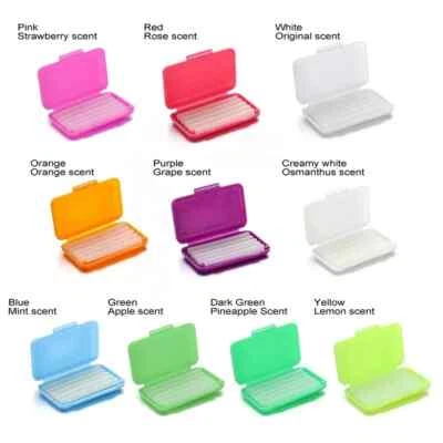 1 - 100 pacotes de aparelhos dentários cera ortodoncia irritação gengival Sabor a fruta - Imagem 1 de 4