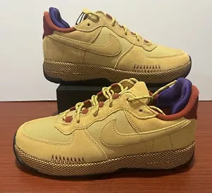 Women's Nike Air Force 1 Wild Wheat Gold Rugged Orange FB2348-700 Size 9 - Picture 1 of 5