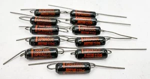 Condensatori di bellezza Sprague 0,0022 uf 600 VDC neri 11x NOS - Foto 1 di 2