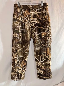 Drake Waterfowl Boys Insulated Camo Duck Hunting Pants Youth 14 Brown Waterproof - Picture 1 of 3