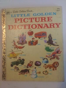 Little Golden Book The Picture Dictionary 1980 # 205-2 Cover Price 69 Cent - Picture 1 of 5