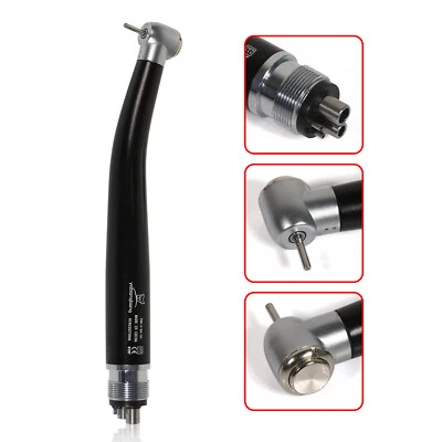 YABANGBANG Dentista High Speed Handpiece Push Air Turbine 4Hole NSK PANA MAX Style black