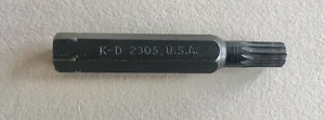 KD ~ No. 2305 12 Pt Spline Tool - 12 mm hex drive - 82 mm L - Picture 1 of 4