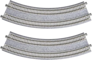 Kato 20-183 N Scale CT Double Track Superelevated Curve Track (2 pcs) UniTrack - Picture 1 of 9