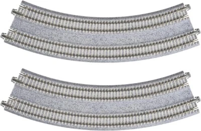 Kato 20-183 N Scale CT Double Track Superelevated Curve Track (2 pcs) UniTrack - Image 1 of 4
