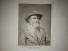 Lieutenant General Jubal A. Early 1888 Civil War Portrait Print RARE!