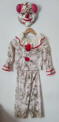 Halloween Zombie Payaso Vestido Elegante Edad 5-7 Niños Niñas Payaso Disfraz Foto 1 de 4