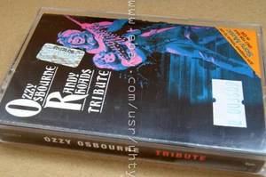 OZZY OSBOURNE RANDY RHOADS TRIBUTE RARE UKR ORIGINAL TAPE CASSETTE SABBATH METAL - Picture 1 of 2